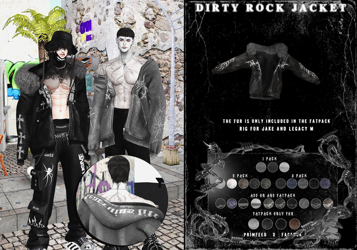= DAE = Dirty rock Shoulder Jacket 1PACK