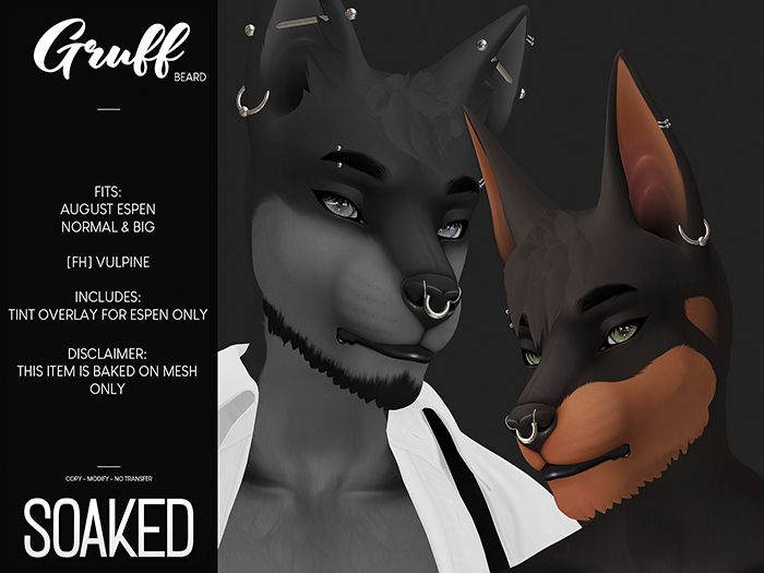 Soaked // Gruff Beard // BOM