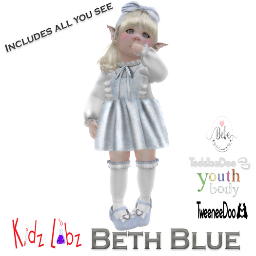 KL Beth Blue Outfit Boxed