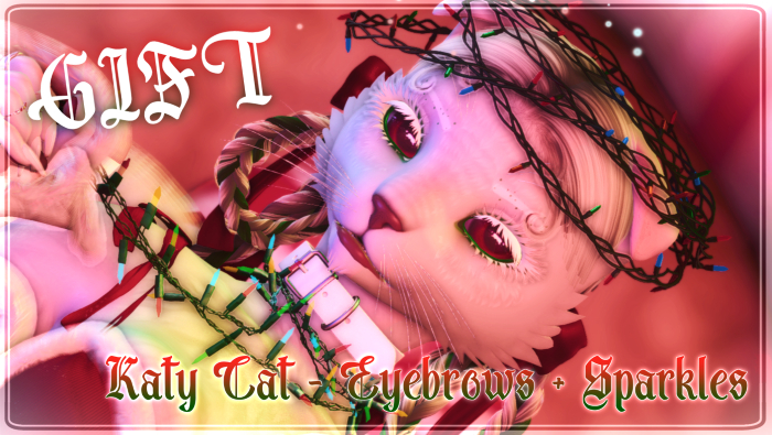 {S} - Katy Cat - GIFT - Eyebrows + Sparkles