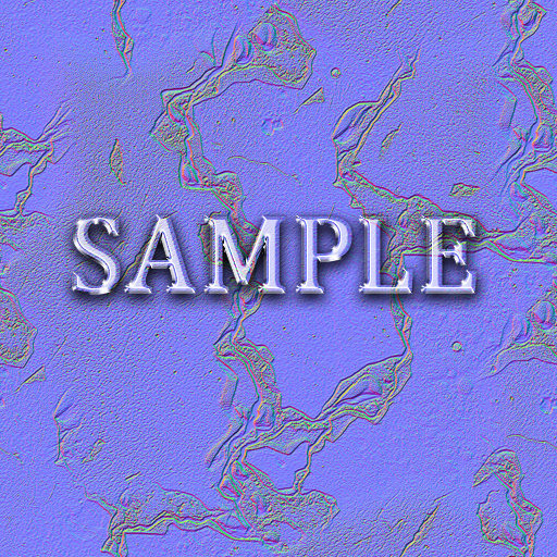 Zoy Texture [ Cracked Metal Seamless 01 ] Normal Map