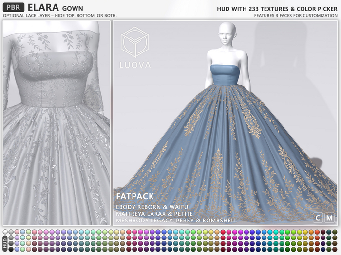 Luova //  Elara // Gown // Fatpack