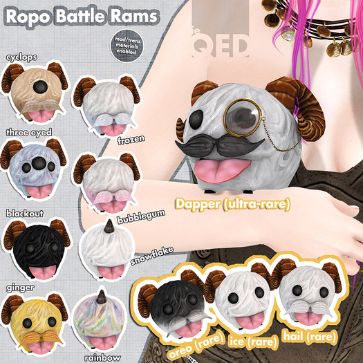 ieQED ropo.battle.ram.hail RARE