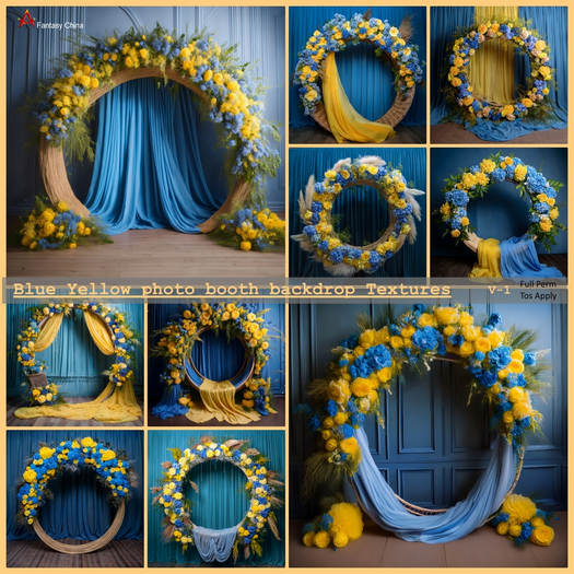 Wedding Hoops backdrop Textures