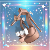 Beige Bow Heels Kupra