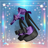 Purple Bow Heels Kupra