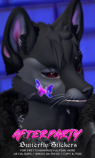 Afterparty - Butterfly Stickers [FH Vulpine]