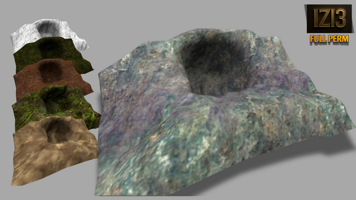 Mesh Cave - Full Perm 7 Textures