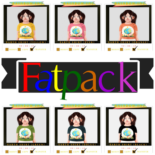 Rainbow Inc  Earth Shirt Fatpack (Boxed)