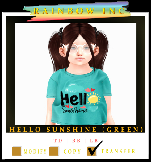 Rainbow Inc Hello Sunshine Blue (Boxed)