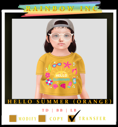 Rainbow Inc Summer Orange (Boxed)