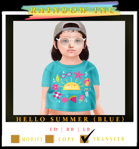 Rainbow Inc Summer Blue (Boxed)