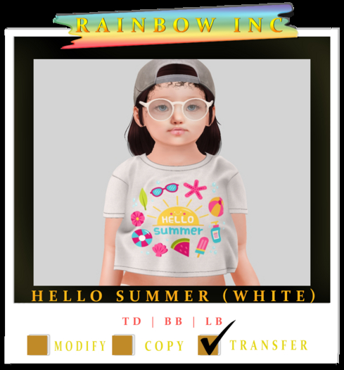 Rainbow Inc Summer White (Boxed)