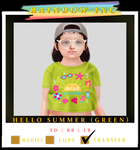 Rainbow Inc Summer Green (Boxed)