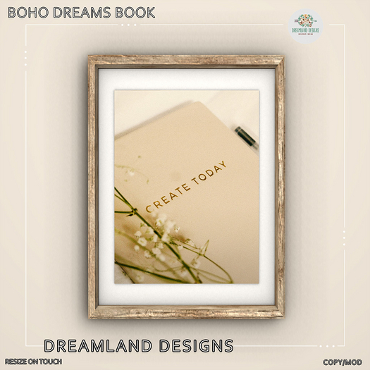DD Boho Dreams -Book