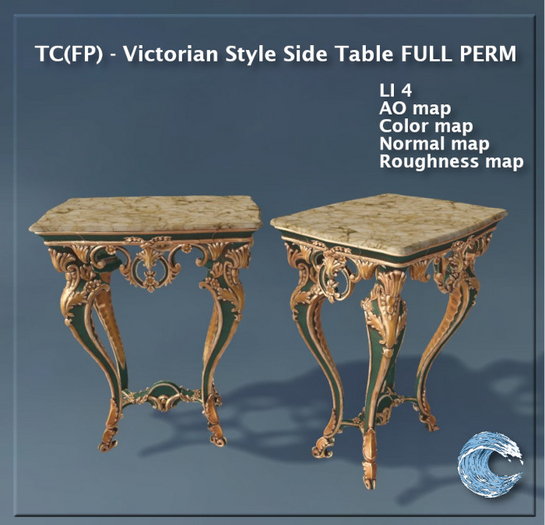 TC(FP) - Victorian Style Side Table FULL PERM