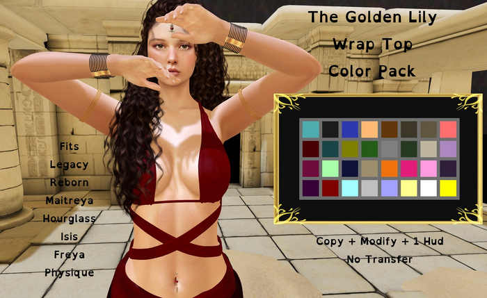 *TGL* Wrap Top ~ Color Pack