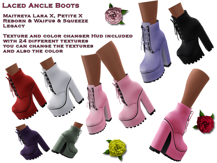 Laced Ancle Boots (ADD)