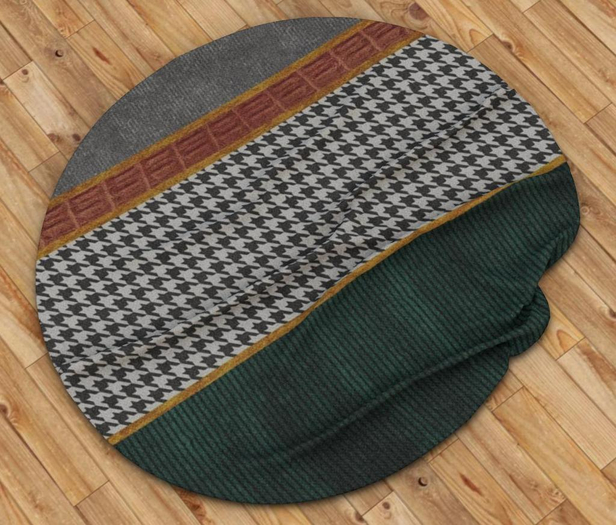 || When I'm Bored || Round Mesh Rug || Old Money || 2 LI