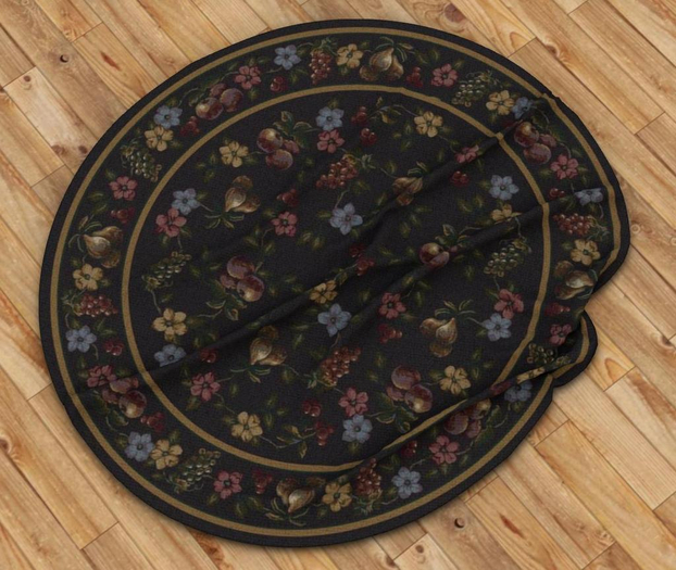 || When I'm Bored || Round Mesh Rug || Fruits || 2 LI