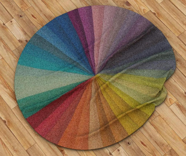 || When I'm Bored || Round Mesh Rug || Colors || 2 LI