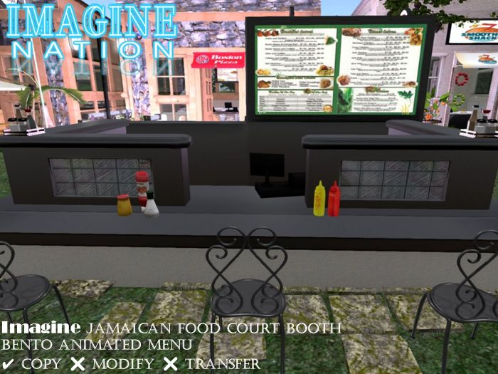 Imagine Jamaican Food Court Booth