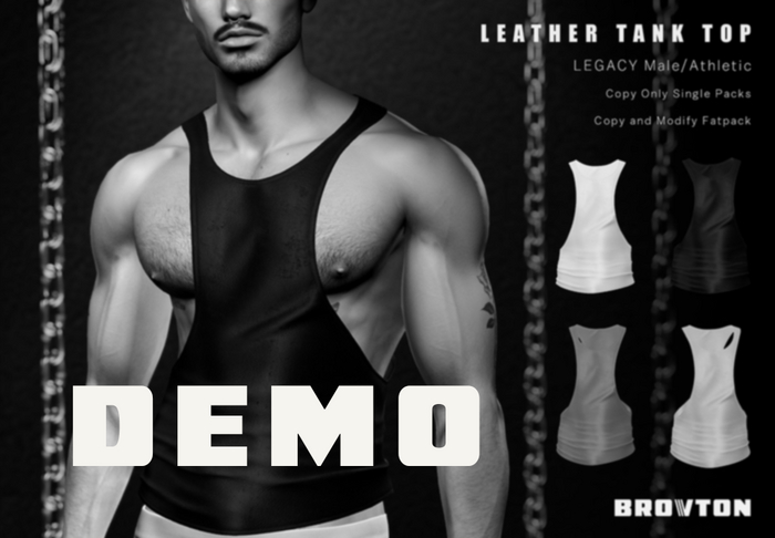 Brovton Leather Tank Top DEMO
