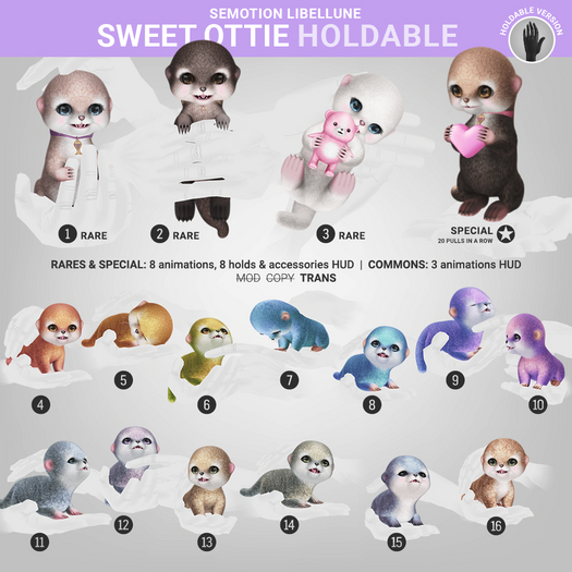 SEmotion Libellune Sweet Ottie Holdable COMMON 13