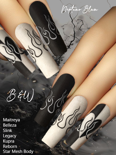 NB*  B & W NAILS