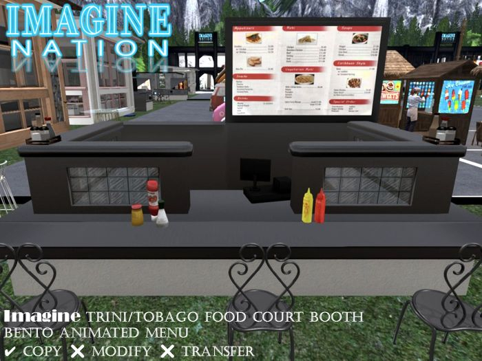 Imagine Trini Food Court Booth
