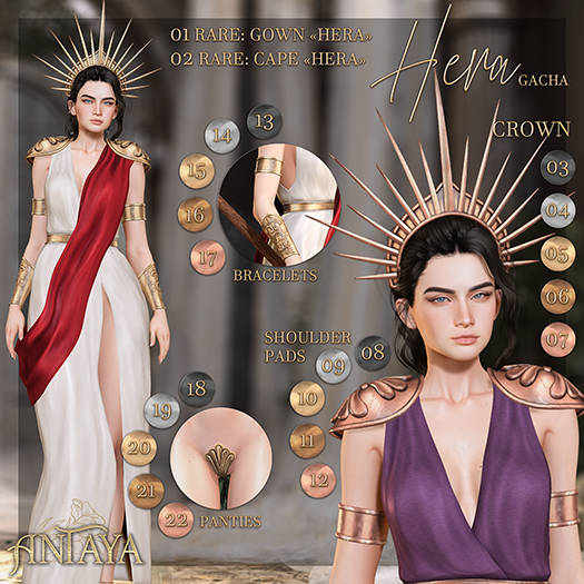 20 :: ANTAYA :: Panties "Hera" Reborn GOLD (BOX)