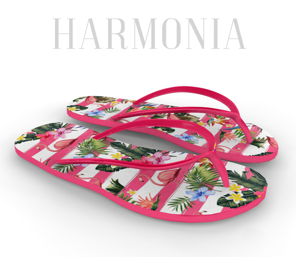 Pink Tropics Flip Flops Legacy