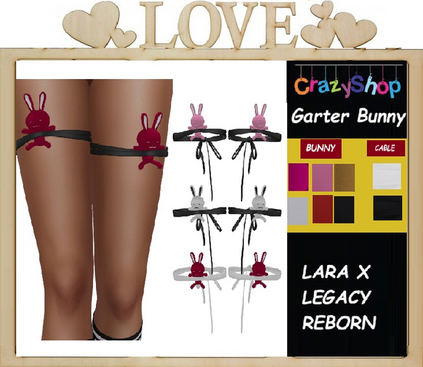 Crazy Garter Bunny