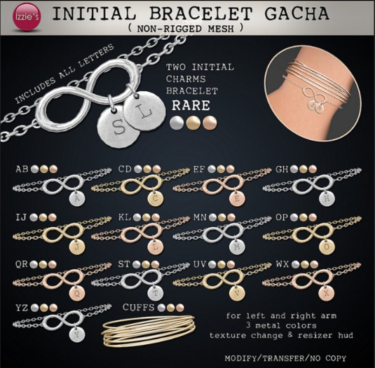 Izzie's - Initial Bracelet CD