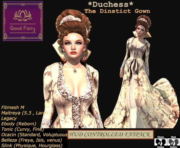[Good Fairy] - Duchess {Gown} DISTINCT *FATPACK*