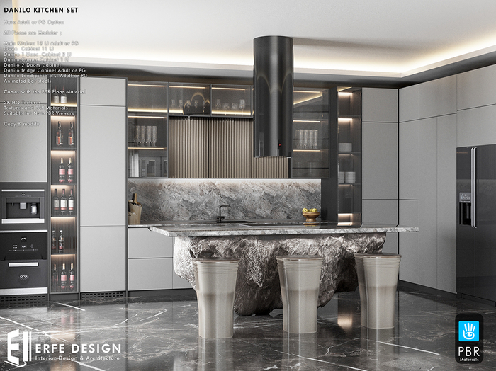 Danilo Kitchen Set v2.0  PG [Erfe Design] PACK