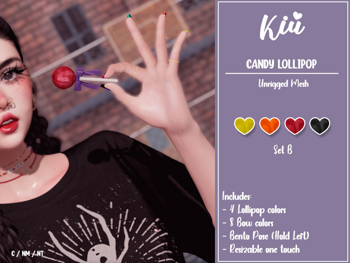 *>Kiu<* - Candy Lollipop_Set B 