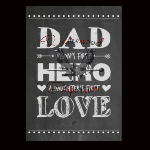 Ravenwood Emporium - Dad Chalk sign Picture