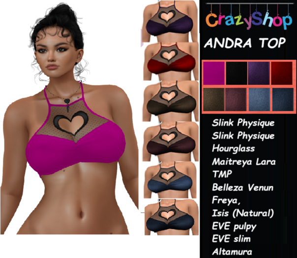 Crazy Andra Top