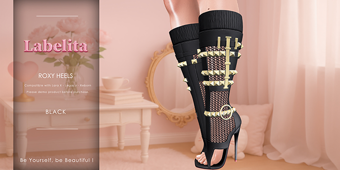 [LABELITA] Roxy Heels Black