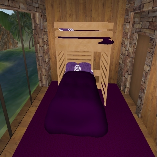 Bunk Bed w/retactable Covers