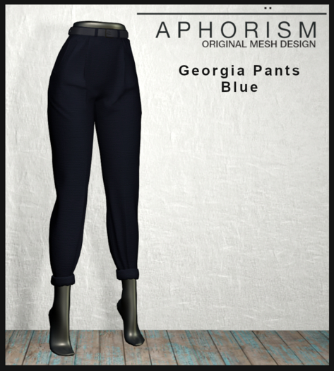 !APHORISM! - Georgia Pants Blue