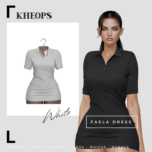 Kheops  /\ - FAELA - DRESS - White