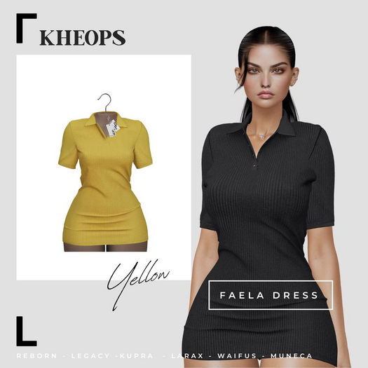 Kheops  /\ - FAELA - DRESS - Yellow