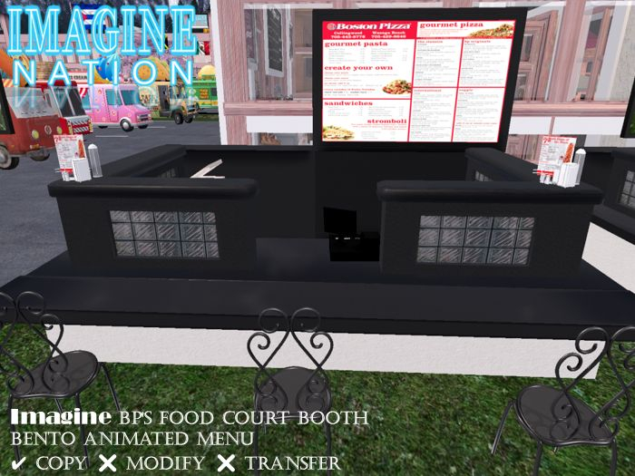 Imagine BP's Food Court Booth