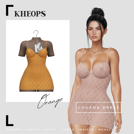Kheops  /\ - LOUANA - DRESS - Orange