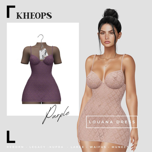 Kheops  /\ - LOUANA - DRESS - Purple