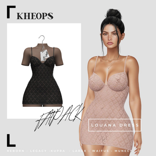 Kheops  /\ - LOUANA - DRESS - FATPACK