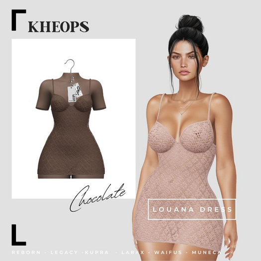 Kheops  /\ - LOUANA - DRESS - Chocolate