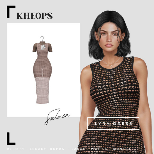 Kheops  /\ - LYRA - DRESS - Salmon